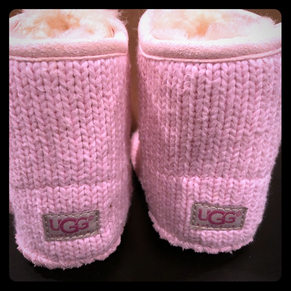 Baby Girl Pink Ugg booties Size 0/1
